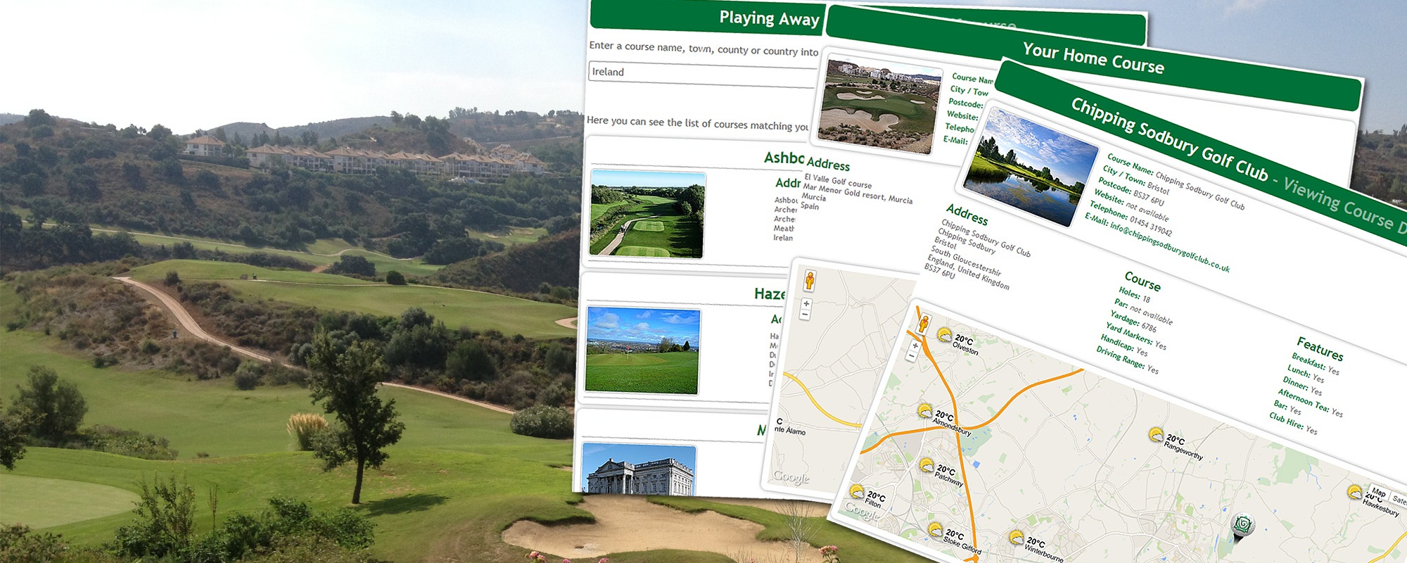 Playing Away and Home Course System